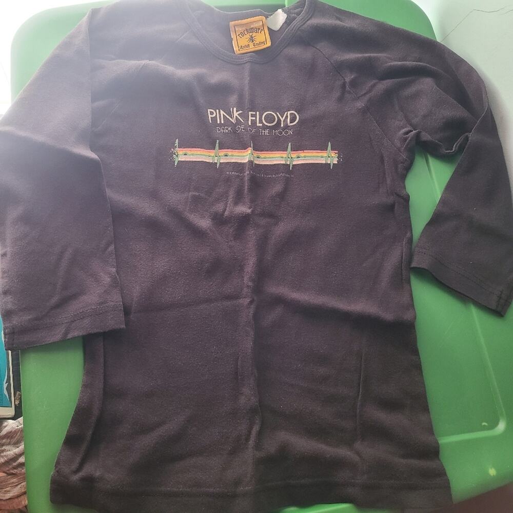 Vintage Pink Floyd 3/4ths Sleeve Dark Side Of The Moon Rockware Top